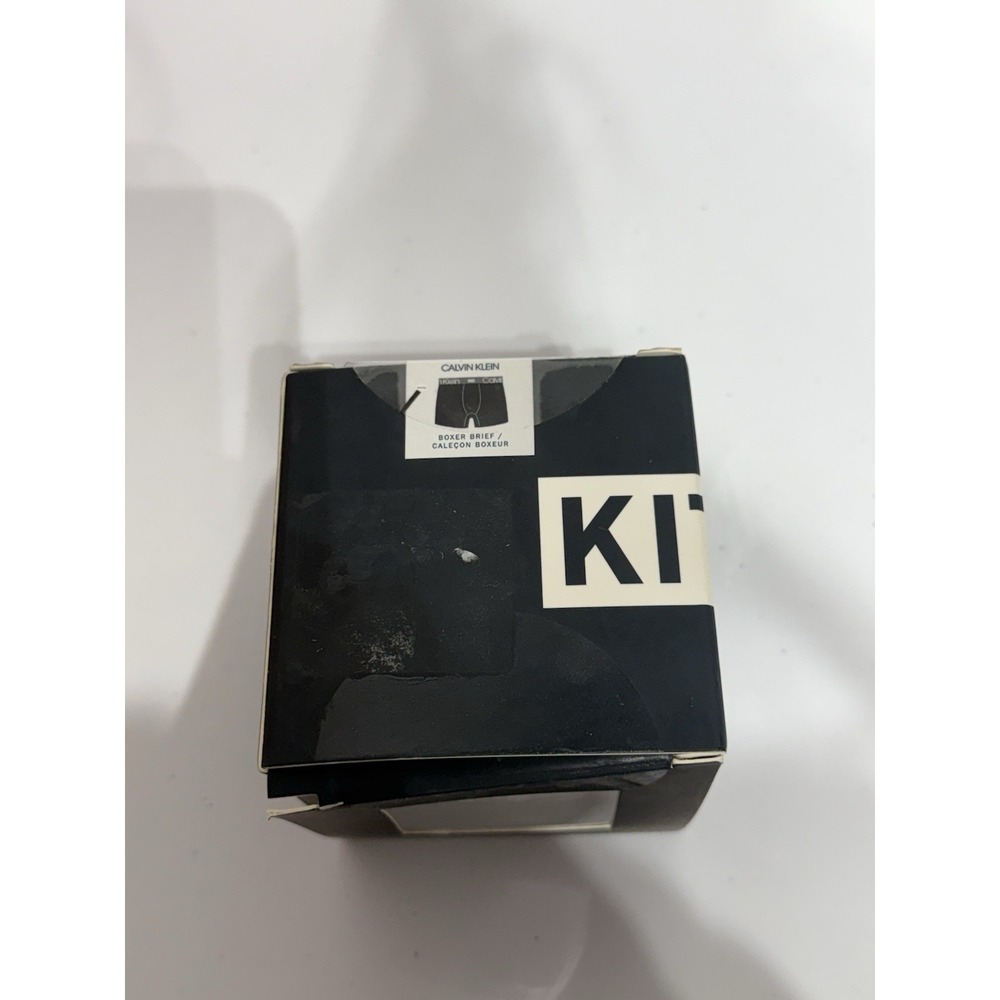 Kith x Calvin Klein Men's Boxer Briefs Black Grey Size M Brand New In Box - Picture 2 of 4